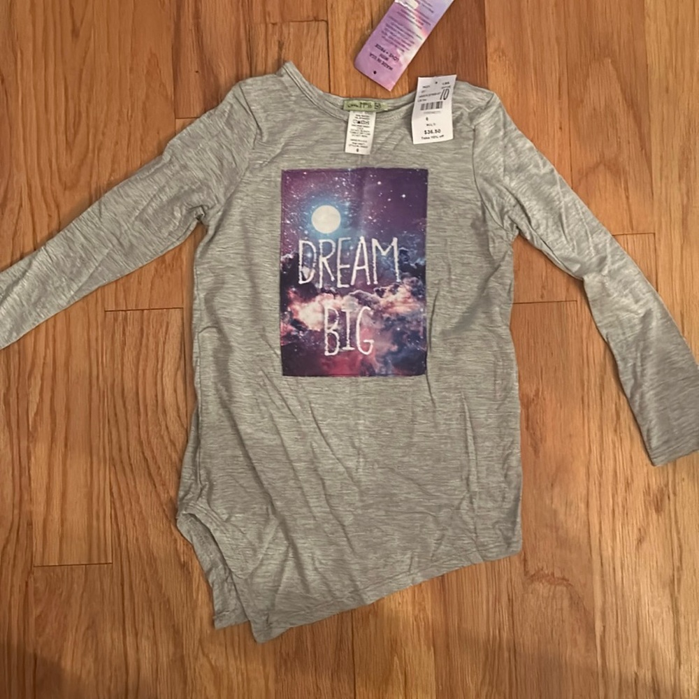 New with tags little mass boutique style shirt size 6